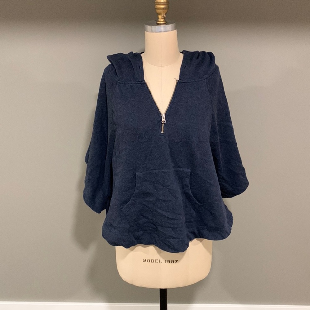 Rubbish Sweatshirt Poncho.